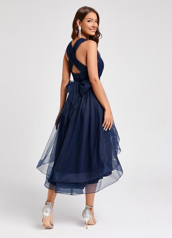 Robe Chic Drapée Moderne - gallery 2