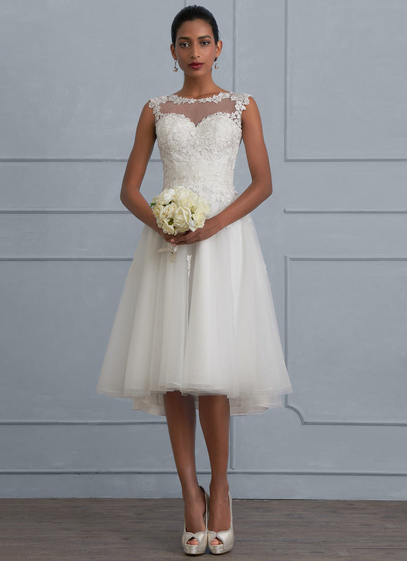 Robe Chic De Mariée Tulle Couture - gallery 2