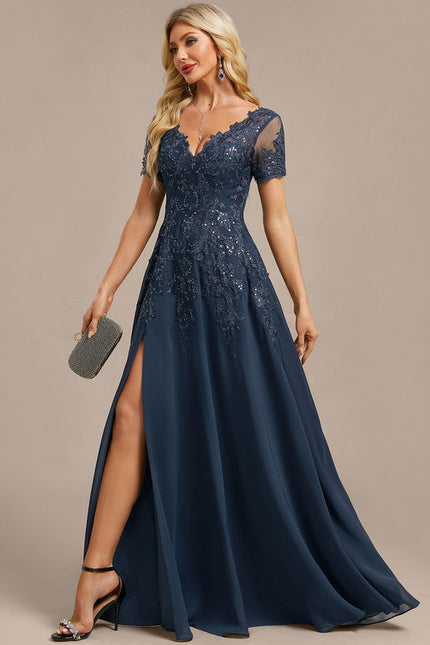 Robe Chic Longue Émeraude Élégante - gallery 3