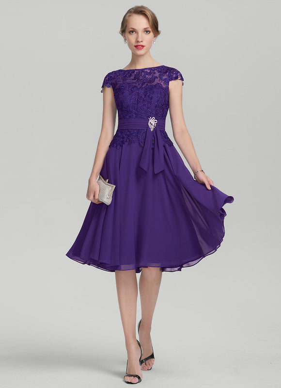 Robe Chic Éclat Violette - gallery 1
