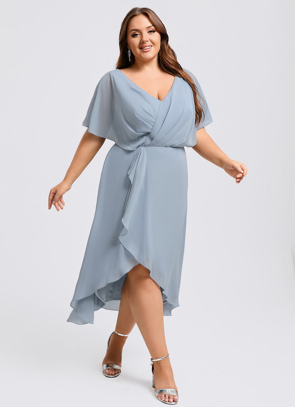 Robe Chic Mousseline Volants - gallery 6