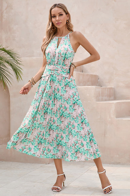 Robe Chic Trapèze Verte - gallery 6