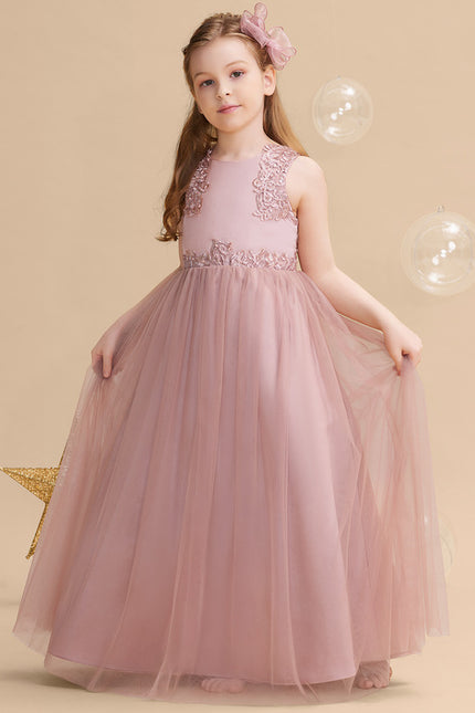 Robe Bohème Chic Dentelle Rose - gallery 4