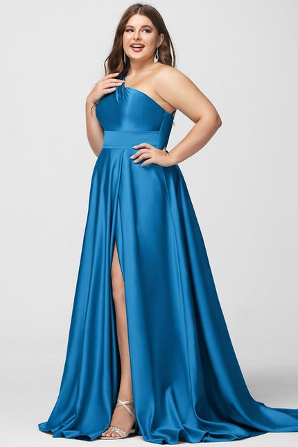 Robe Chic Satin Azur Éclatant - gallery 9