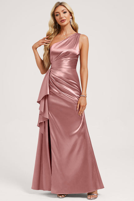 Robe Chic Satinée Éclipse Céleste