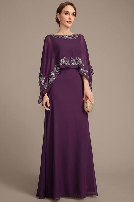 Robe Chic Longue Violetée - gallery 5