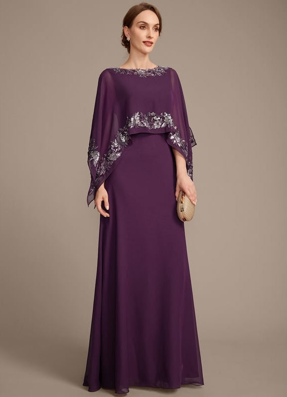 Robe Chic Longue Violetée - gallery 5