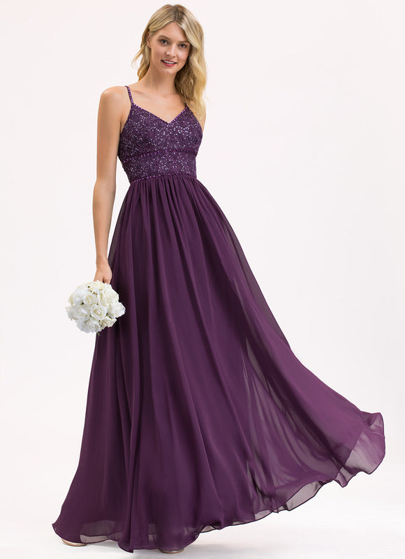 Robe Chic Éblouissante Violet - gallery 2