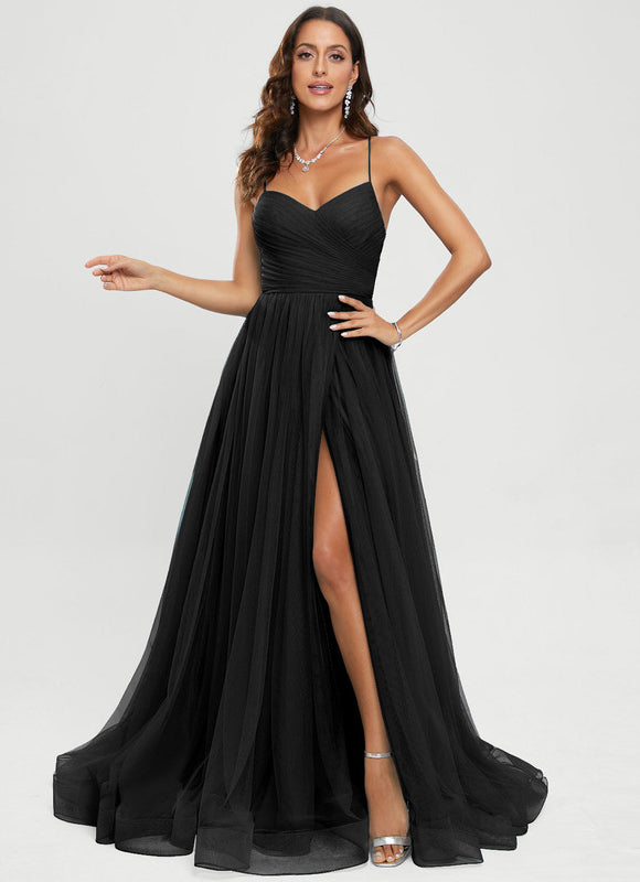 Robe Chic Tulle Noir - gallery 1