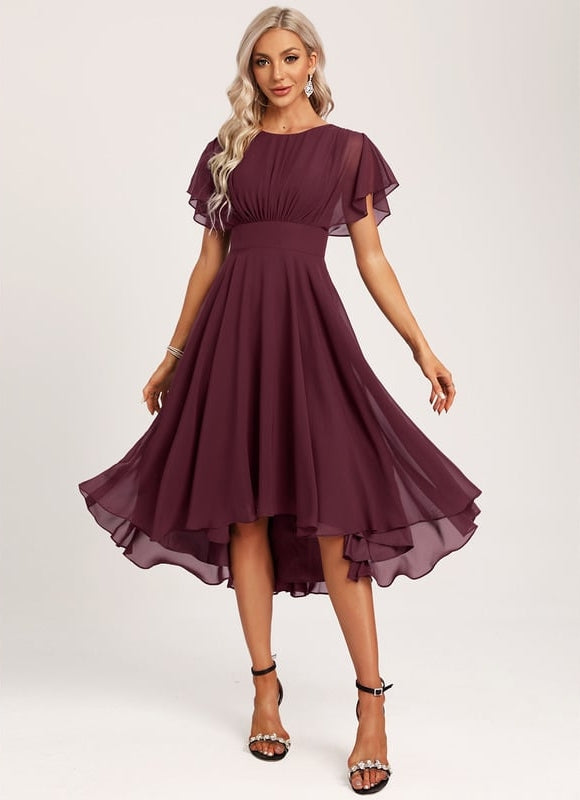 Robe Chic Élégance Émeraude Flottante