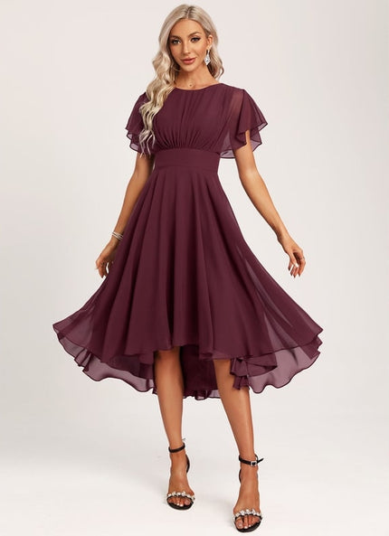 Robe Chic Élégance Émeraude Flottante