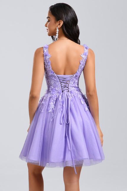 Robe Chic Tulle Lavande - gallery 4
