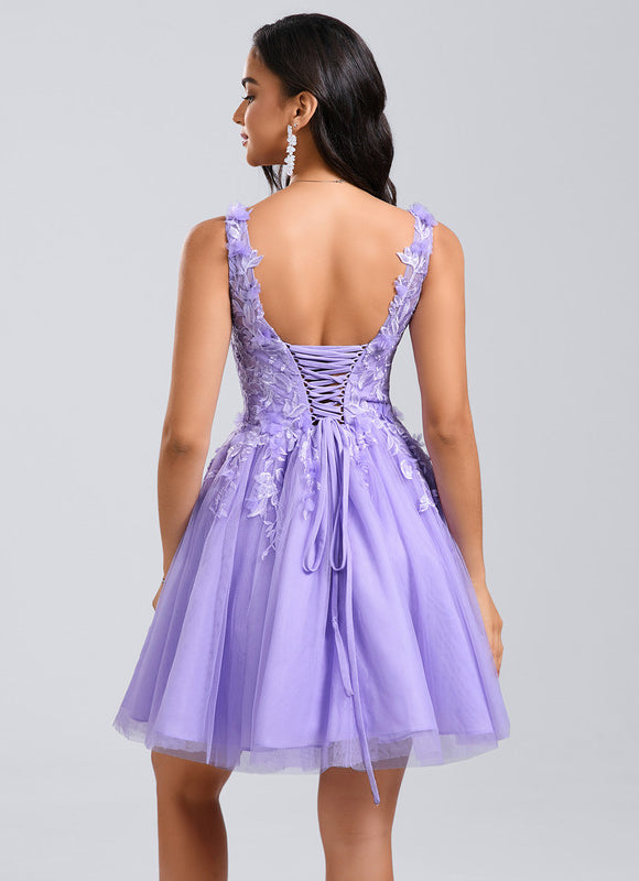 Robe Chic Tulle Lavande - gallery 4