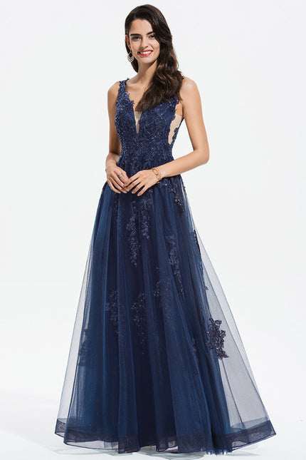 Robe Chic Bleue Étoilée - gallery 3