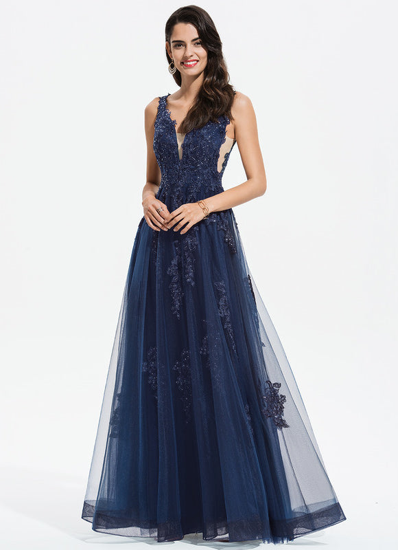 Robe Chic Bleue Étoilée - gallery 3