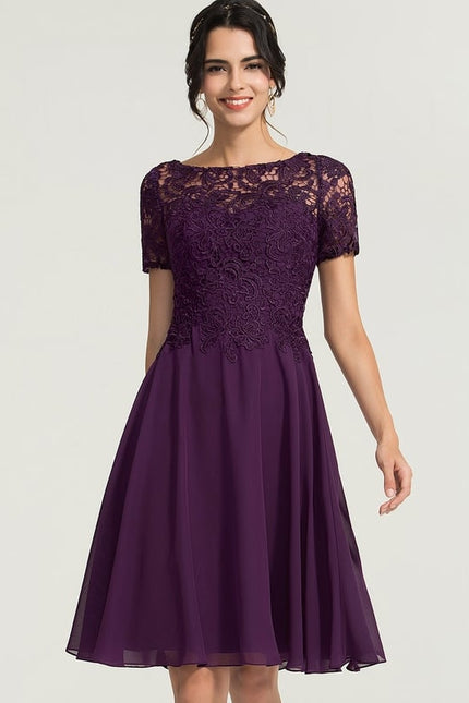 Robe Chic Chiffon Éclatante - gallery 2