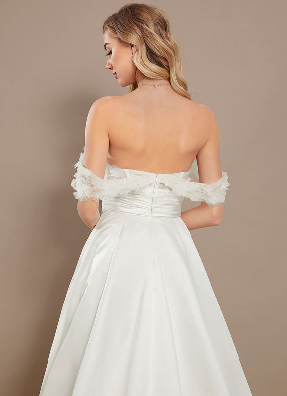 Robe Chic Élégance Florale Satinée - gallery 4