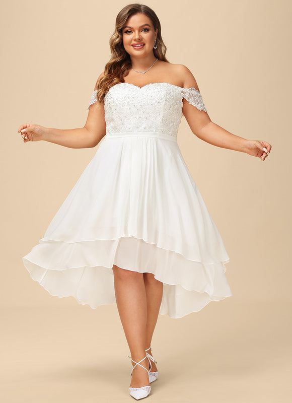 Robe De Plage Blanche Dentelle Boho Boheme Chic - gallery 7