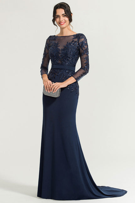 Robe Col Bateau Chic