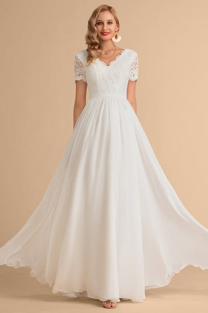 Robe Blanche Plage Chic - gallery 3