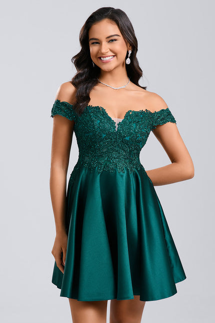 Robe Chic Émeraude Festive - gallery 3