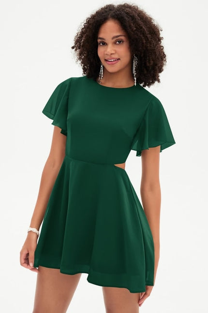 Robe Chic Courte Émeraude - gallery 6