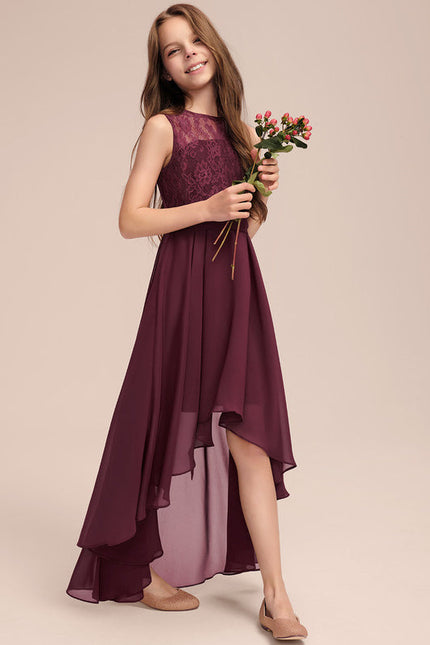 Robe Chic Junior Dentelle Asymétrique