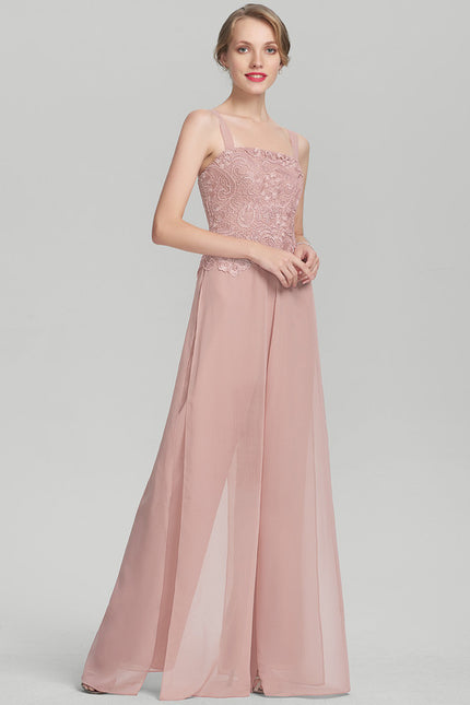 Robe Chic Élégance Rose Poudré - gallery 3