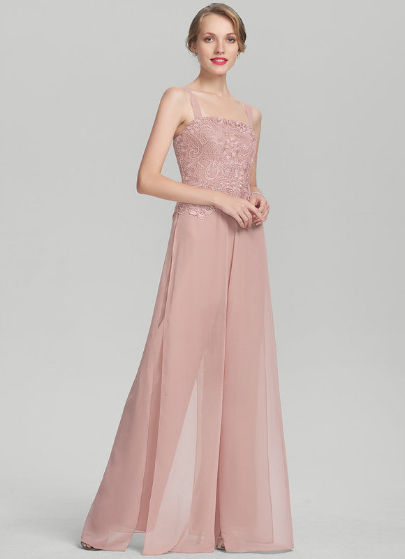 Robe Chic Élégance Rose Poudré - gallery 3