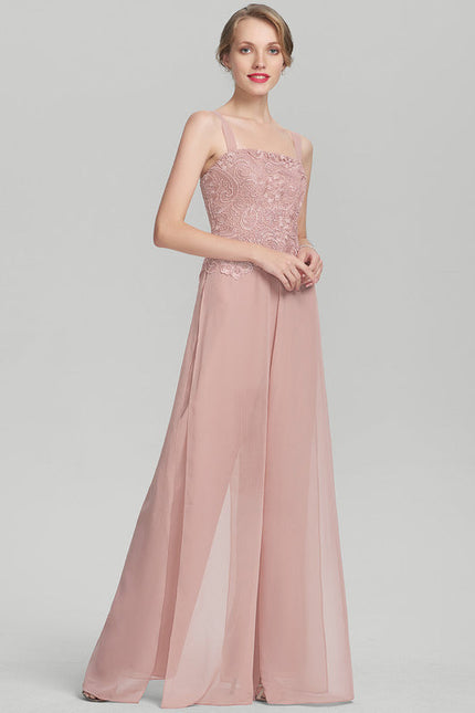 Robe Chic Élégance Rose Poudré - gallery 3