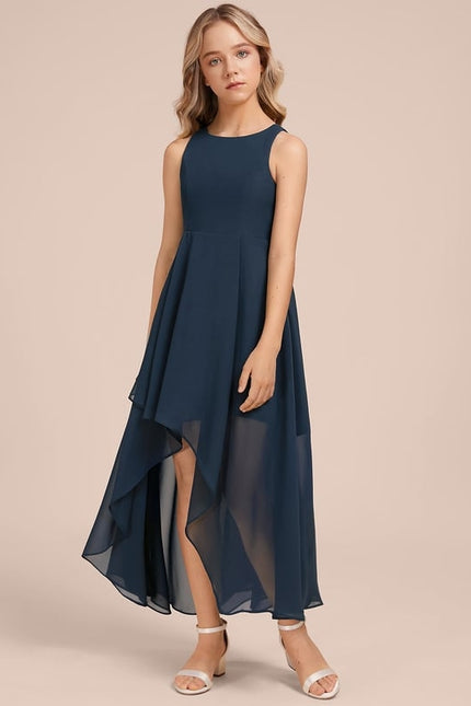 Robe Chic Bleu Nuit Élégant - gallery 2
