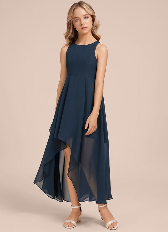Robe Chic Bleu Nuit Élégant - gallery 2