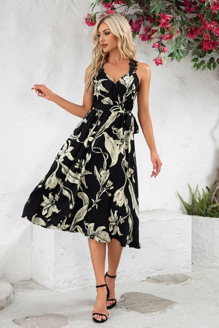 Robe Chic Fleurie Marine - gallery 2
