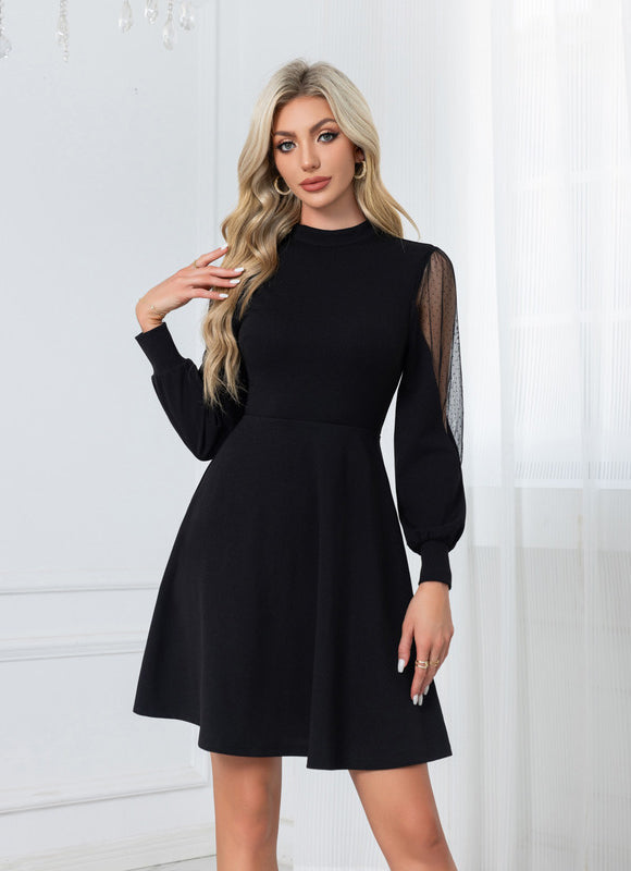 Robe Chic Classique Tulle Noir