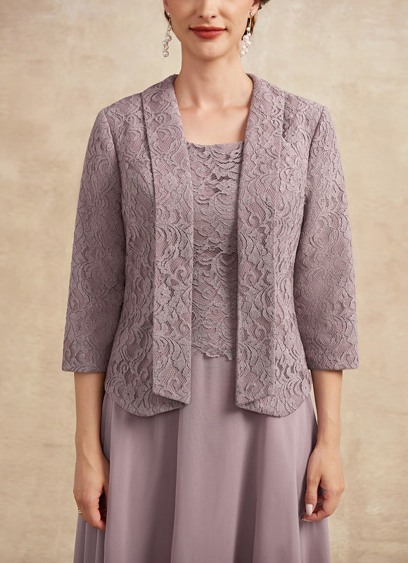 Robe Chic Flottante Mauve - gallery 1
