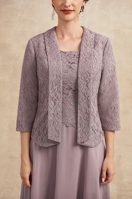 Robe Chic Flottante Mauve - gallery 1