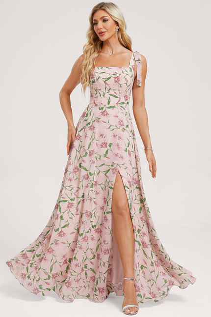 Robe Chic Longue Verte Élégante