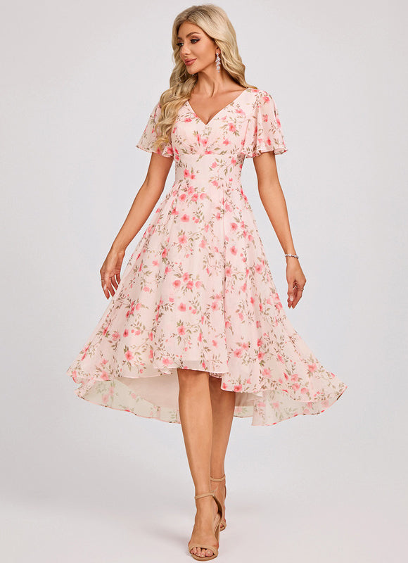 Robe Chic Fluide Bleu Nuit - gallery 1