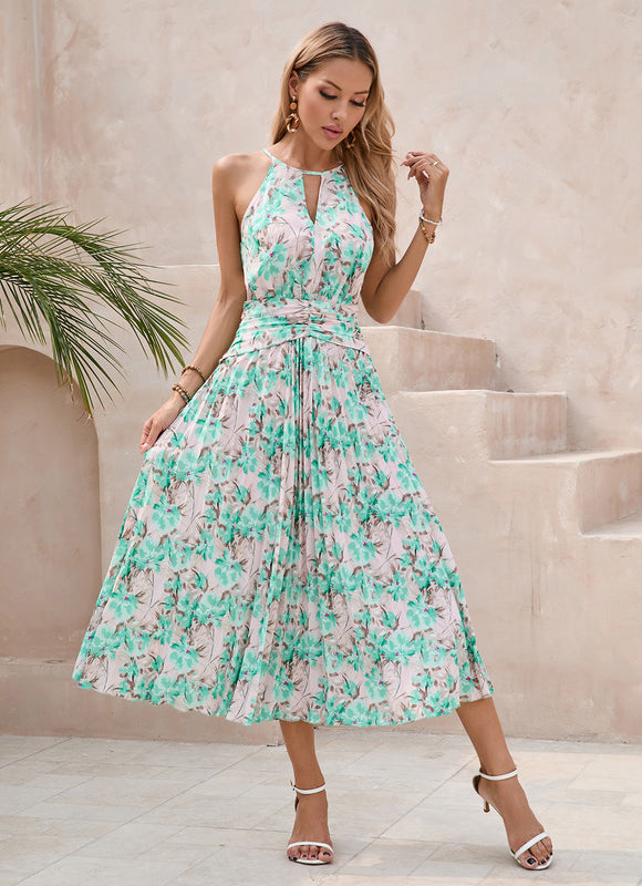 Robe Chic Trapèze Verte