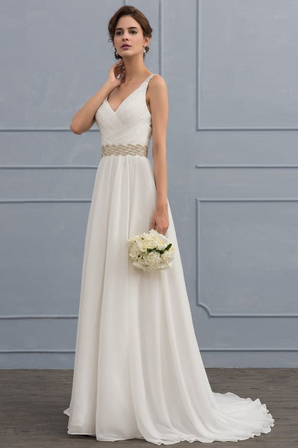 Robe Chic Chiffon Traîne