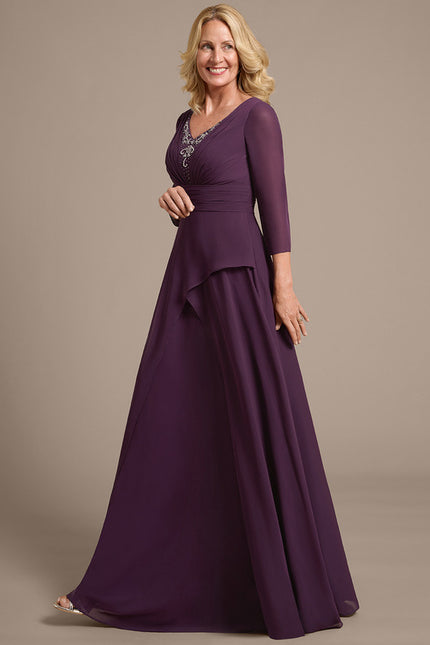 Robe Chic Plissée Améthyste - gallery 4
