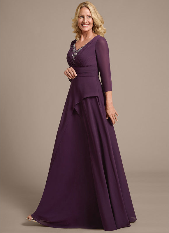 Robe Chic Plissée Améthyste - gallery 4