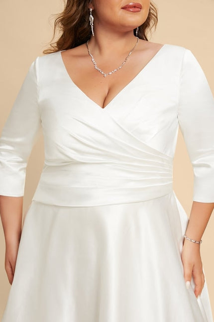 Robe Chic Élégance Satinée Midi - gallery 8