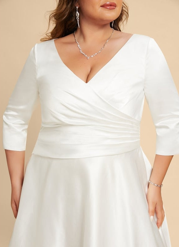 Robe Chic Élégance Satinée Midi - gallery 8