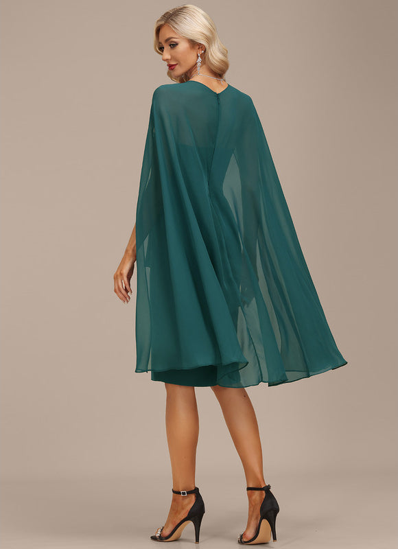 Robe Chic Voile Émeraude - gallery 3