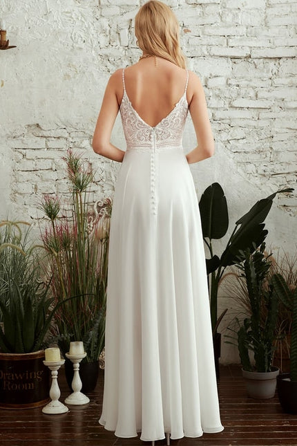 Robe Blanche Plage Chic - gallery 1