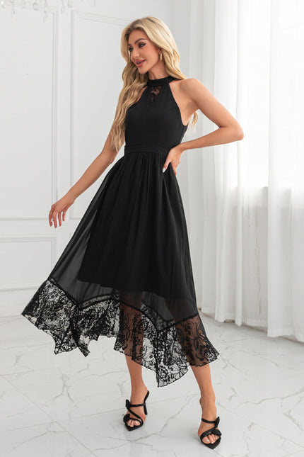 Robe Chic Mousseline Noire