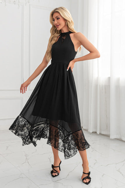 Robe Chic Mousseline Noire