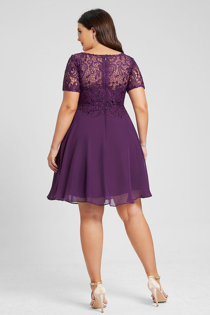 Robe Chic Chiffon Éclatante - gallery 7