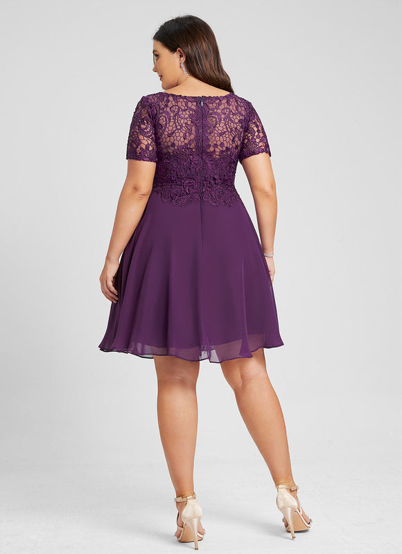 Robe Chic Chiffon Éclatante - gallery 7
